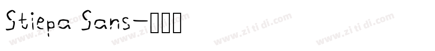 Stiepa Sans字体转换
